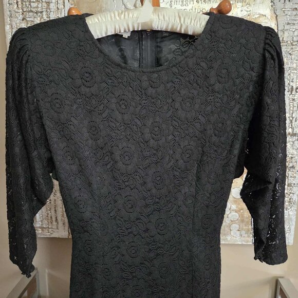 Vintage Simon Chang - Lace High-Low Dress - Picture 12 of 14